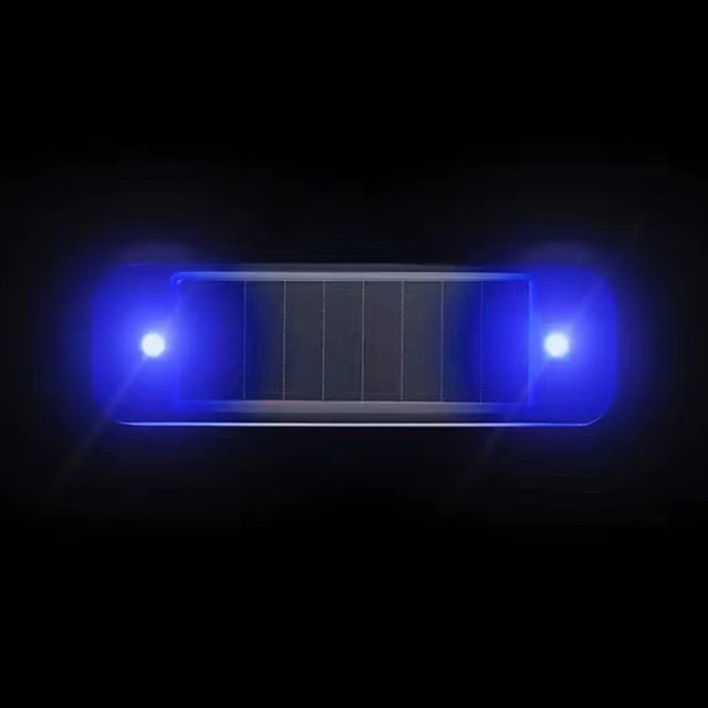 From Xiao Bei strict selection Mini LED Solar Power Car Warning Light Night Security Simulated Alarm Wireless Anti-Theft Caution Lamp Flashing Dummy Alarm Lamp