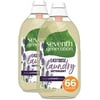 Seventh Generation Laundry Detergent, Fresh Lavender, 132 Loads, 23 Ounce, 2 Pack