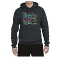 thumbnail image 2 of God Grant Me Serenity Courage and Wisdom Prayer Faith Inspirational/Christian Unisex Graphic Hoodie Sweatshirt, Heather Black, Large, 2 of 3