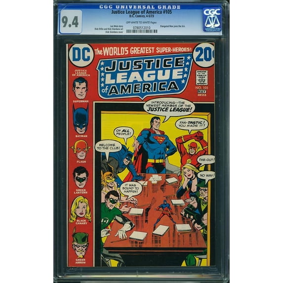 Justice League of America #105 - CGC 9.4 Comic Book