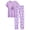 Violet Butterfly, variant on Cute Violet Butterfly Pajamas for Little/Tween Girls – Stripes Summer Outfit Size 10