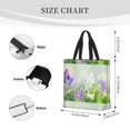 thumbnail image 2 of Disketp Purple Butterfly On Wild Bolsa Tote de Lona para Mujer, Bolso de Hombro y Cruzado con Cierre de Cremallera, 2 of 6