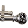 thumbnail image 2 of Claudia 1" Double Curtain Rod 48-84 inch - Satin Nickel, 2 of 2