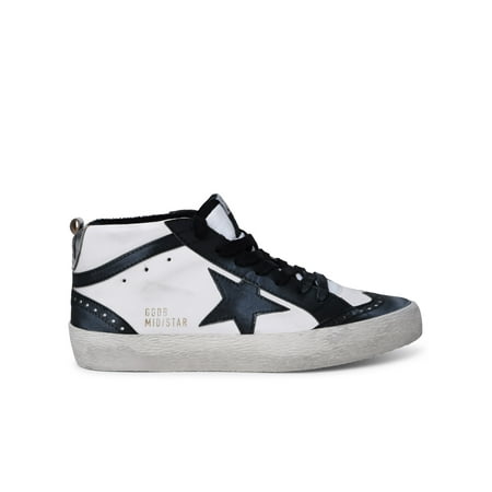 

Golden Goose Woman Mid-Star Classic White Leather Sneakers