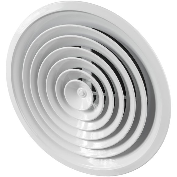 Repa Market 14" Inch Round Aluminum Ceiling Diffuser - Industrial Supply or Exhaust Ventilation - Vertical, Horizontal Air Flow - HVAC Air Conditioning Duct Cover for Home, Office, Warehouse 18" Inch