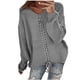 thumbnail image 2 of Puntoco Suéter Moda para Mujer Suéter de Manga Larga Suelto Cuello en V Suéter de Punto Liquidación de Navidad Puntoco Puntoco-1197, 2 of 4