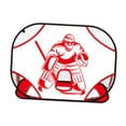 thumbnail image 2 of Neta de hockey portátil de práctica de es de hockey para el baloncesto interior del fútbol Rojo, 2 of 8
