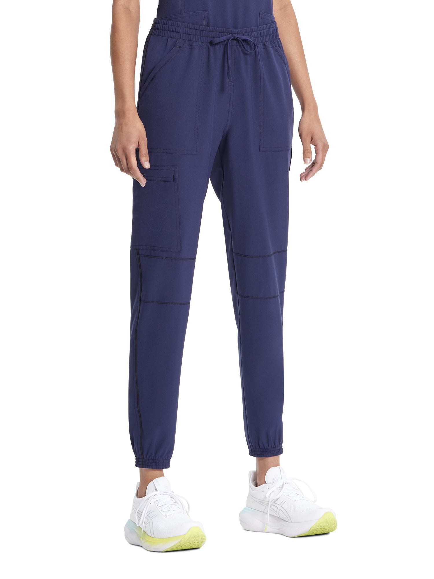Scrubstar Women's Ethical Fabric Stretch Drawstring Jogger Cargo Scrub Pant, Sizes XS-3XL