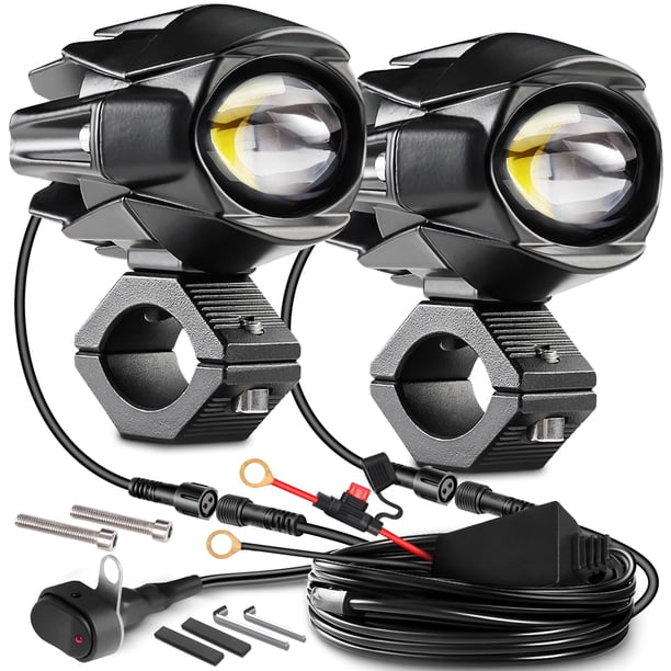 Luces auxiliares para motocicletas LEDMIRCY Luces Exploradoras IP68