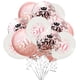 thumbnail image 1 of Globos de látex para cumpleaños número 50, 15 unidades, globos de oro rosa para feliz cumpleaños número 50, globos de decoración para fiesta de cumpleaños número 50 de oro rosa para mujeres y, 1 of 8