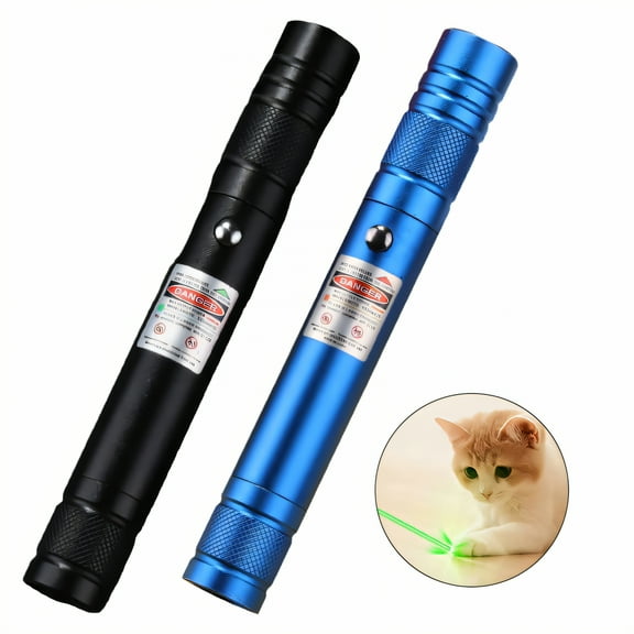 BESTSKY 2Pcs Cat Laser Pointer Toy,Comfortable Operation High Power Laser Pointer,Smooth Grip Easy Control Lazer for Cats,Style1