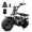 Black, variant on 99CC 4-Stroke Gas Mini Dirt Bike for 13+, 28MPH Off-Road Mini Bike w/ Hydraulic Brakes, Front Suspension Fork, SUNF All-Terrain Tires, Headlight, Neck Gaiter & Tool Kit, 220LB Capacity - Black