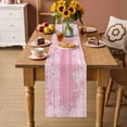 thumbnail image 2 of Pink Coastal Table Runner 72 Inches, Summer Ocean Sea Ombre Starfish Corals Bed Runner Dresser Scarves Tabletop for Indoor Outdoor Parties/Ceremony/Banquet, 16" x 72", 2 of 9