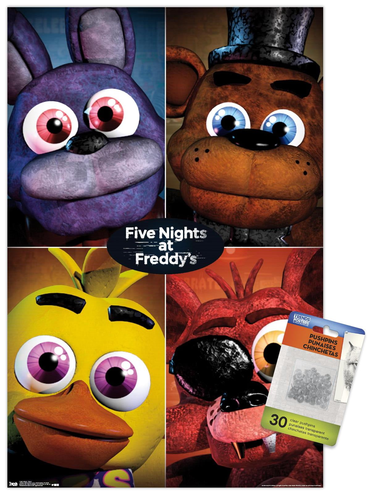 Five Nights at Freddy's Quad Poster 