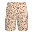 thumbnail image 6 of Naloa Red Wine Men's Beach Shorts, Surfing shorts, Swim trunks, Quick Dry Swim Trunks for Surfing Beach Fun - X-Large, 6 of 9