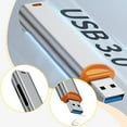 thumbnail image 1 of BELOVING USB 3.0 Card Reader Alloy Professional Multifunctional Dual Card Slot Design Gray, 1 of 10