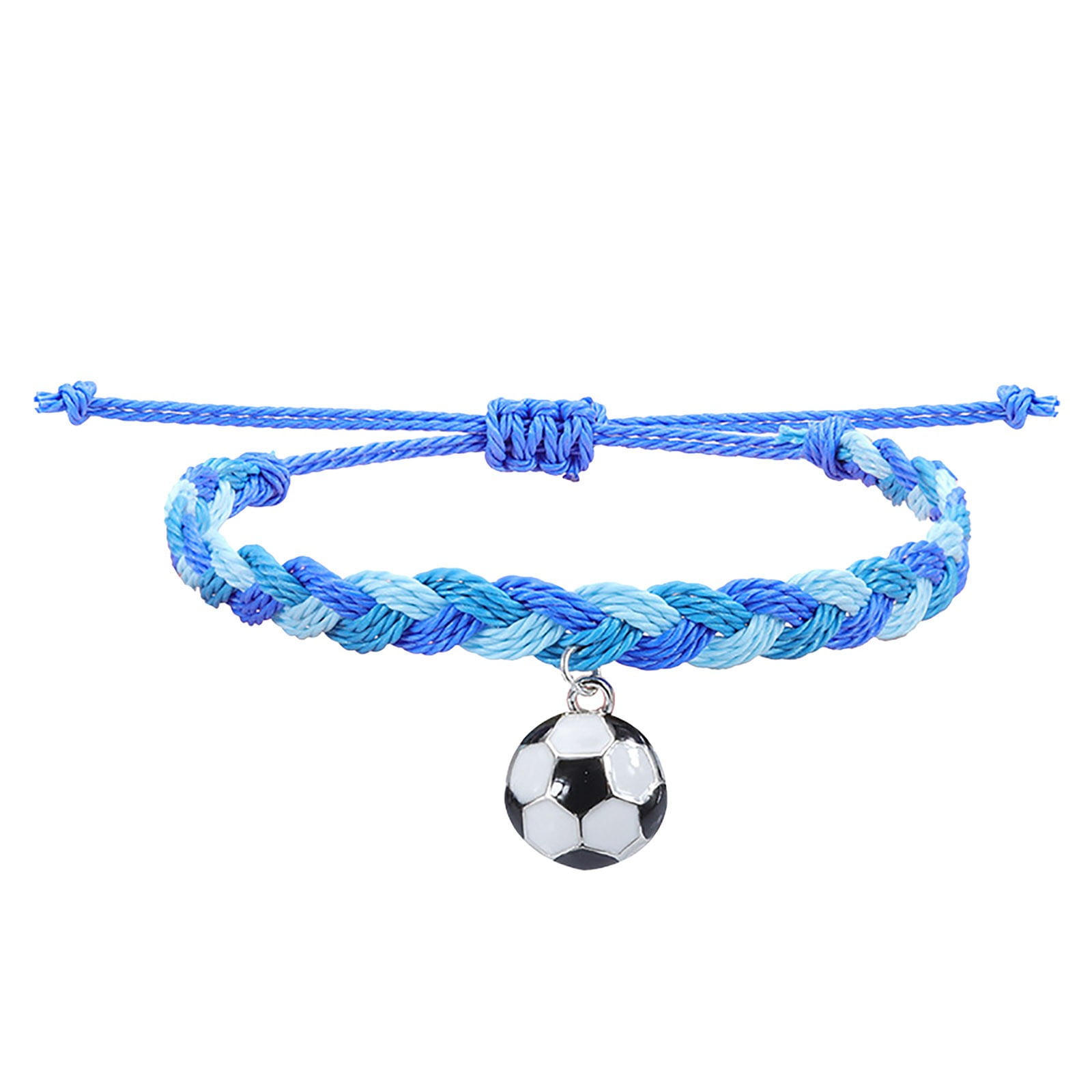 xinqinghao soccer charm bracelets soccer party favors black red white
