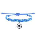 thumbnail image 1 of Pulseras de Fútbol Charm Favors Fútbol Negro Rojo Blanco Marrón Pulseras de Fútbol Cuentas Ajustable Inspirational for Teens Adults Sport Birthday Football Favors For, 1 of 2