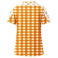 thumbnail image 2 of Camisas de Manga Corta para las Mujeres Impresión Cuello Redondo Suéter Encaje Camisa, Blusa de Verano Casual para las Mujeres, 2 of 5