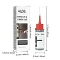 60ml Graphite Lubricant Lock Lubricant Powder Graphite Lube Door Lock and Hinge Lubricant for