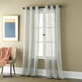 thumbnail image 2 of Grand Avenue Clipped Diamond Window Curtain Panel, 2 of 2