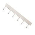 thumbnail image 4 of Perchero de pared de aluminio para utensilios de cocina, con 6 ganchos de 30 cm, para colgar cucharas, palas y tablas de cortar, color blanco, 4 of 13