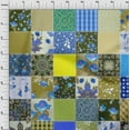 thumbnail image 4 of oneOone Polyester Spandex Lime Green Fabric Asian Mix Floral Craft Projects Decor Fabric Printed By The Yard 56 Inch Wide, 4 of 4