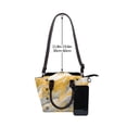 thumbnail image 5 of Single Shoulder Bag Rivet Bag 7.48×7.48×3.94in Removable Shoulder Belt Can Be Held Or Diagonal Across A Variety Of Matching Styles Gold Marble_4, 5 of 6