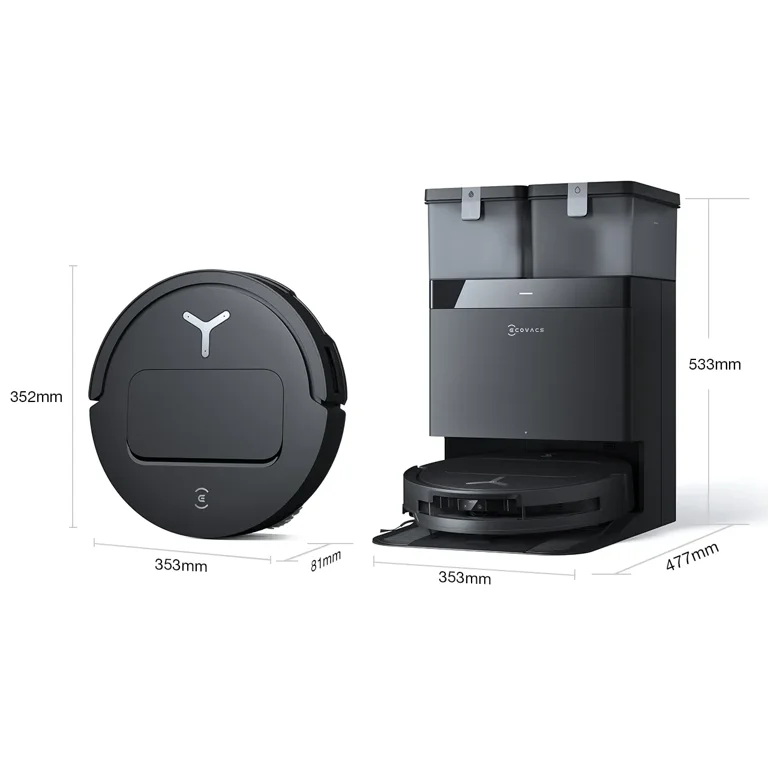 ECOVACS DEEBOT T50 PRO Omni Robot Vacuum and Mop, 3.19” Ultra-Slim