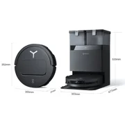 ECOVACS DEEBOT T50 PRO Omni Robot Vacuum and Mop, 3.19” Ultra-Slim, 15,000Pa Suction