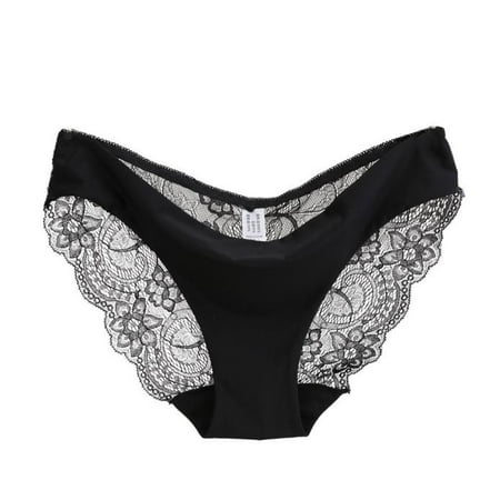 

XIAOFFENN Bulk Underwear For Women Panties For Women Women Lace Panties Seamless Cotton Panty Hollow Briefs Underwear Black/S Clearance