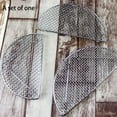 thumbnail image 5 of 2X Fried Tempura Net Stainless Steel Grill Hamburger Fried Chicken Grease Net Japanese Cuisine Pork Rack Home A, 5 of 7