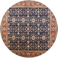 thumbnail image 1 of Ahgly Company Indoor Round Mid-Century Modern Red Oriental Area Rugs, 7' Round, 1 of 6