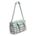 thumbnail image 2 of Vera Bradley Women's Recycled Cotton Weekender Travel Bag Pastel Plaid, 2 of 6