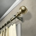 thumbnail image 2 of Elsha 13/16" Bay Window curtain rod 20"-36", 38"-72" - Antique Brass, 2 of 3