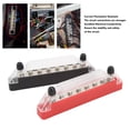 thumbnail image 3 of Bloc de Jonction de Distribution d'Énergie, Circuit Sûr Noir et Rouge Fiable DC12V à 48V Busbar pour Voiture RV, 3 of 8