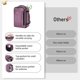 thumbnail image 5 of Travel Backpack 18x14x8 Spirit Airlines Personal Item Bag Carry On Backpack 13 Pockets Large Work Casual Daypack for men Airline Approved Waterproof Gym Backpack with Charging Port, Light Gr, 5 of 5
