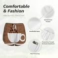 thumbnail image 4 of Pofeuu Coffee Cafe Cup Print Women's Athletic Shorts Running Workout Shorts Tummy Control Quick Dry Gym Shorts with Pockets Double layer sports shorts-XX-Large, 4 of 7
