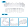 thumbnail image 3 of Instant Cosmetic Veneer Dentures Jagged Smile Top Bottom Straightening Braces Liner Whitening Repair Kit with Mini Tweezers, 3 of 5