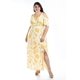 thumbnail image 1 of Maxi vestido con strech Roman Fashion /Tallas Extras, 4098 (Blanco/ beige) blanco 38, 1 of 5