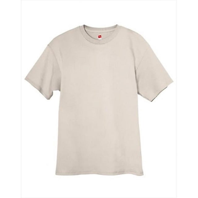 Hanes 5250 Tagless T-Shirt Size 5XL, Sand Grey
