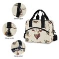 thumbnail image 3 of FORMRS Reusable Lunch Bag for Work School Leakproof Insulated Cooler with Adjustable Shoulder Strap, Beige Cowboy Pattern, 3 of 6