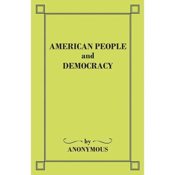 American People and Democracy, (Paperback)
