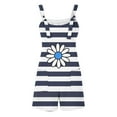 thumbnail image 5 of Drses Womens Summer Casual Loose Tank Romper Sleeveless Crewneck Jumpsuit Shorts Romper with Pockets, 5 of 5