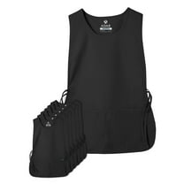 Adar Universal Cobbler Apron 6 Pack - Unisex Cobbler Apron - 7026 - BLK - X