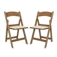 thumbnail image 2 of BizChair 2 Pack Commercial Chestnut Indoor/Outdoor Lightweight Wood Look Resin Folding Event Chair, 2 of 11