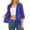 Blue, variant on Vivianyo HD Women's Summer Three Quarter Sleeve Sheer Chiffon Cardigan, Womens Casual Loose Fall Open Front Lightweight Solid Layering Shrug for Vacation, Women's Light Blue, Sizes S-3XL