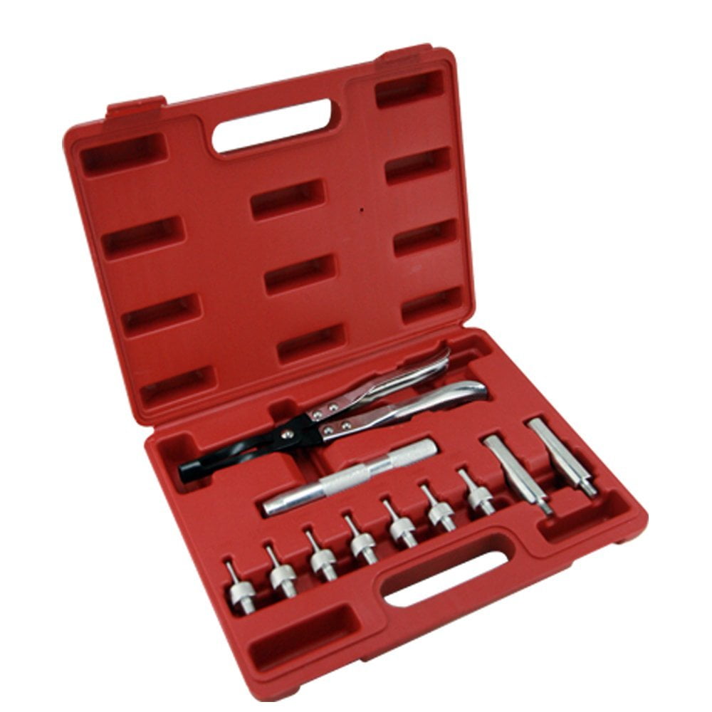 11pc Valve Seal Remover Installer Set Removal Pliers Adapters Tool Kit, 11pc Valve Seal Remover