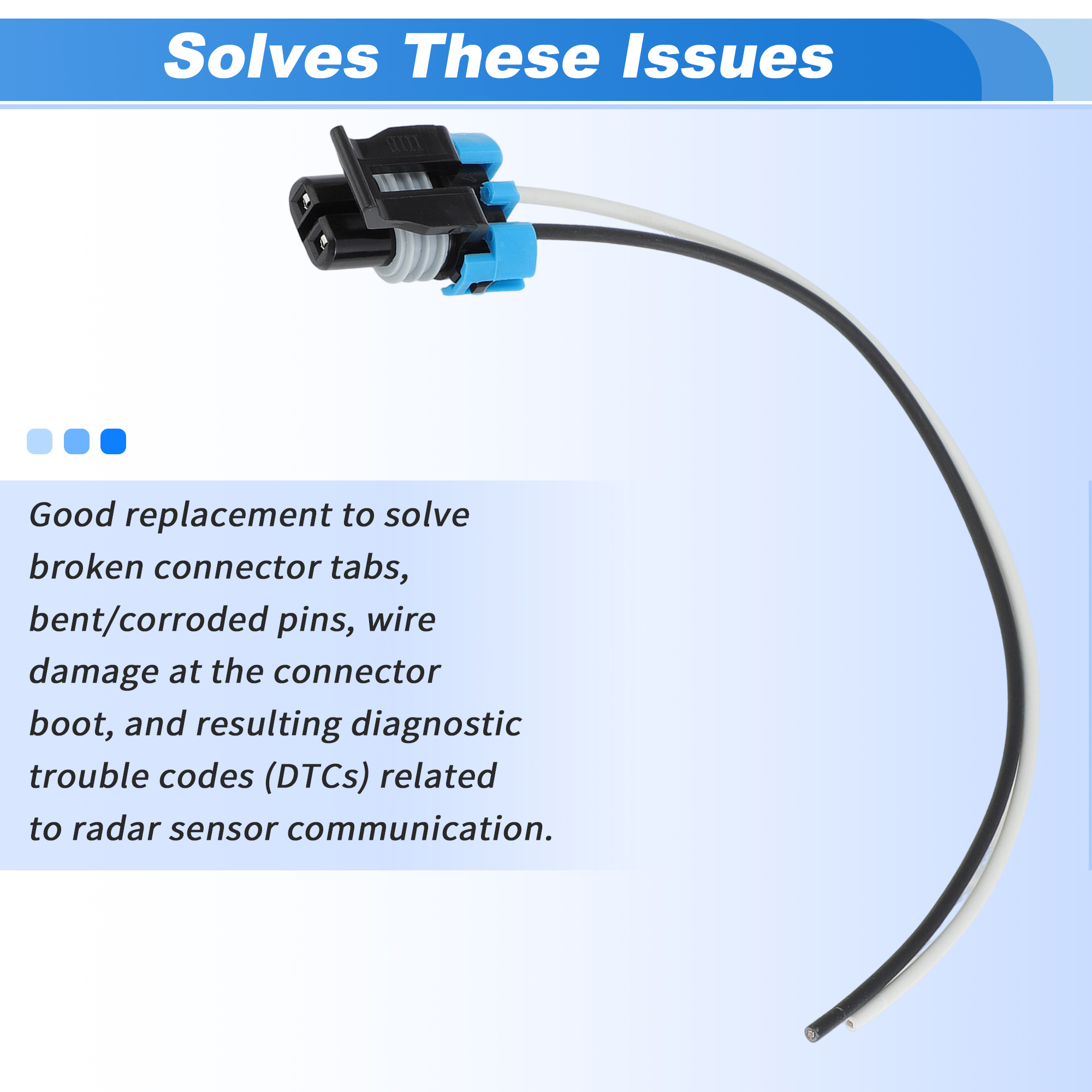 Unique Bargains Ignition Knock Detonation Sensor Connector for Nissan and for Mercury