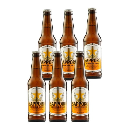 Six Pack Cerveza Sapporo Reserve 355 Ml Sapporo Cerveza, Pale Ale